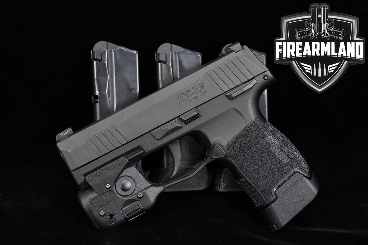 Sig Sauer P365 9mm 3.1" P 365 Sub-Compact Pistol +3 MAGS & LASER/LIGHT