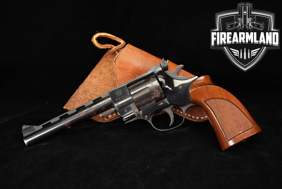 H Weihrauch HW 357 Target 357Mag 6" Blued DA/SA Arminius GERMAN +HOLSTER