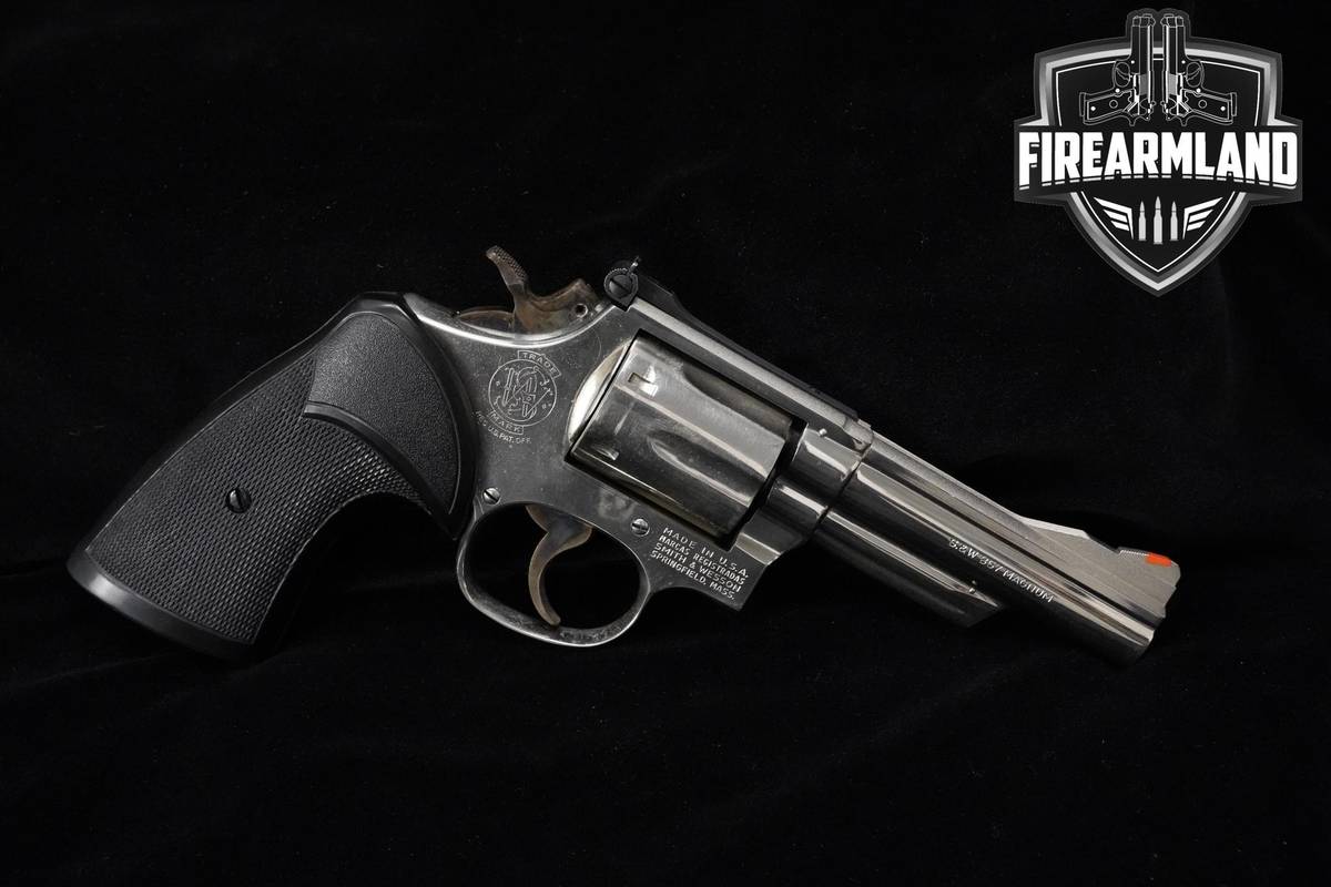 Smith & Wesson (S&W) Model 19-4 Nickel Plated 357 Magnum S&W 19-4 DA/SA