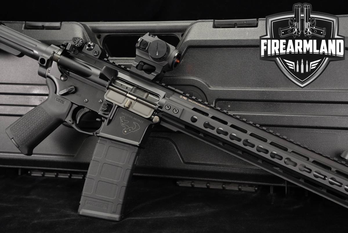 Primary Weapons Systems PWS DI-14 Modern Musket AR15 AR-15 +HOLOSUN OPTICS