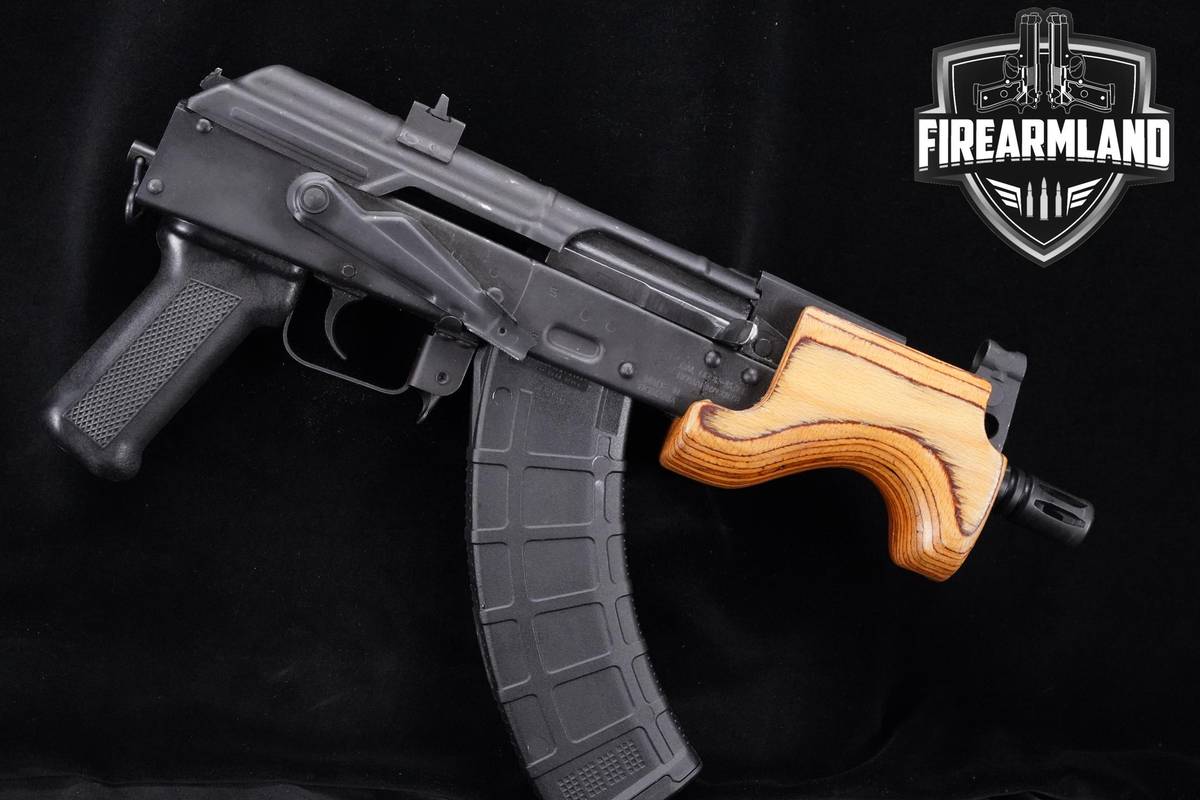 Romarm/Cugir MICRO DRACO 7.62x39 6.25" Black & Wood AK-47 AK47 AKM