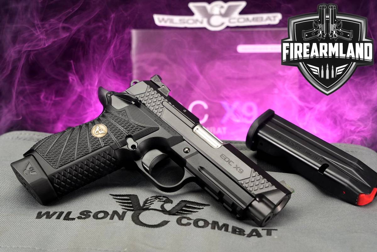 Wilson Combat EDC X9 Light Rail 9mm WC FLUTED CONE BARREL EDCX9 +2 MAGS