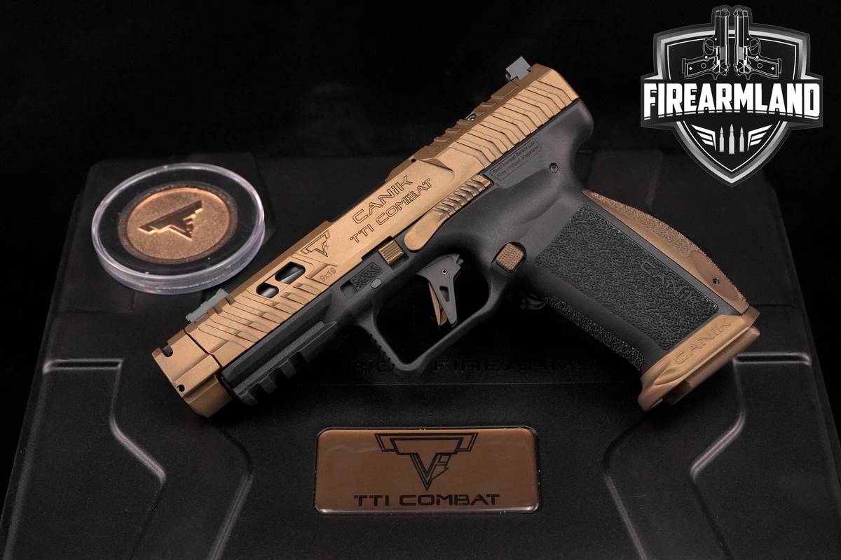 Canik TTI Combat 9mm 4.6" Burnt Bronze Taran Tactical +FULL KIT w/ OG CASE