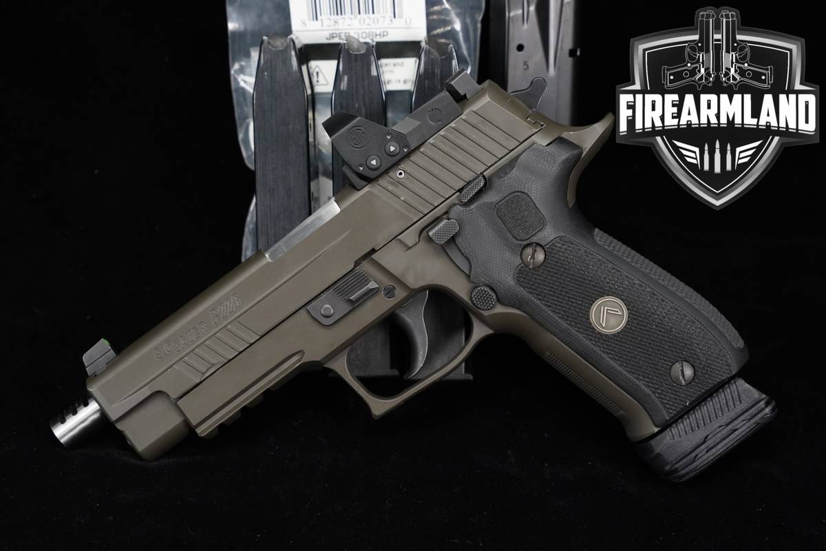 Sig Sauer P226 Legion, DA/SA 9mm P 226 BAR-STO COMP/PORTED +5 MAGS, ROMEO1