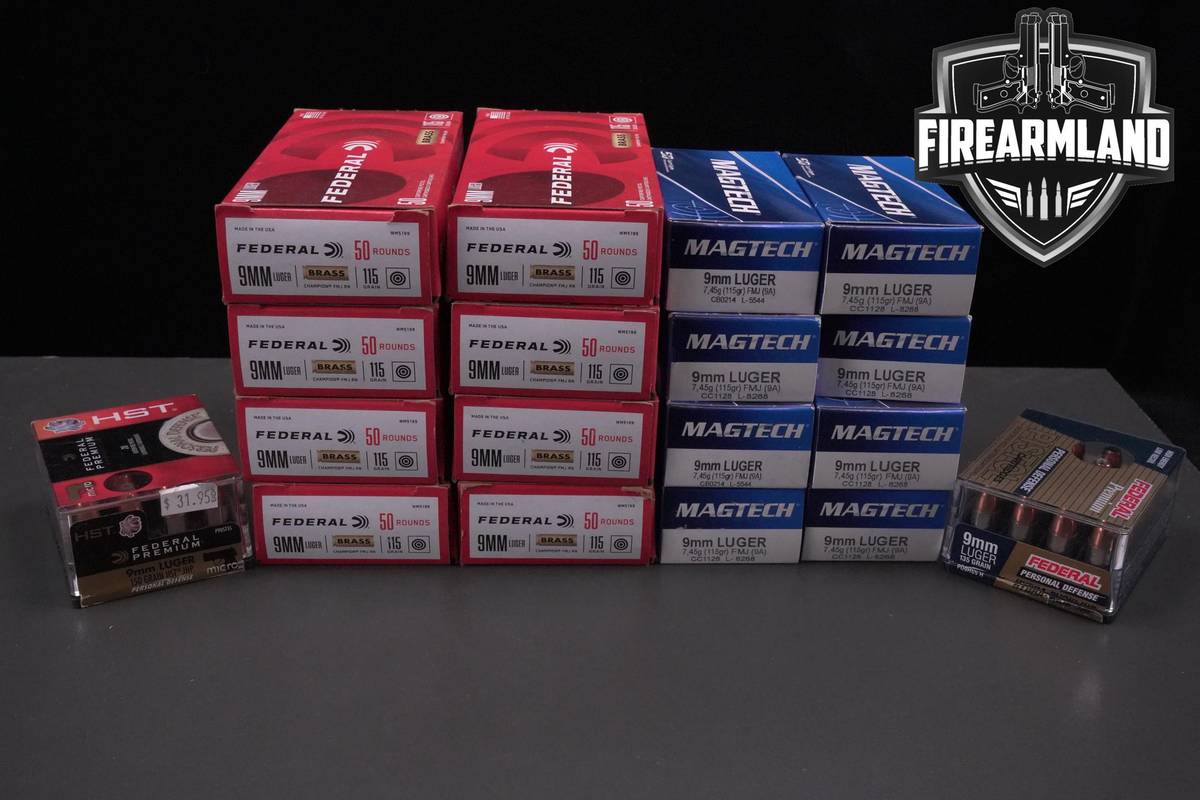 9mm Ammo 9mm Ammunition 840 ROUNDS