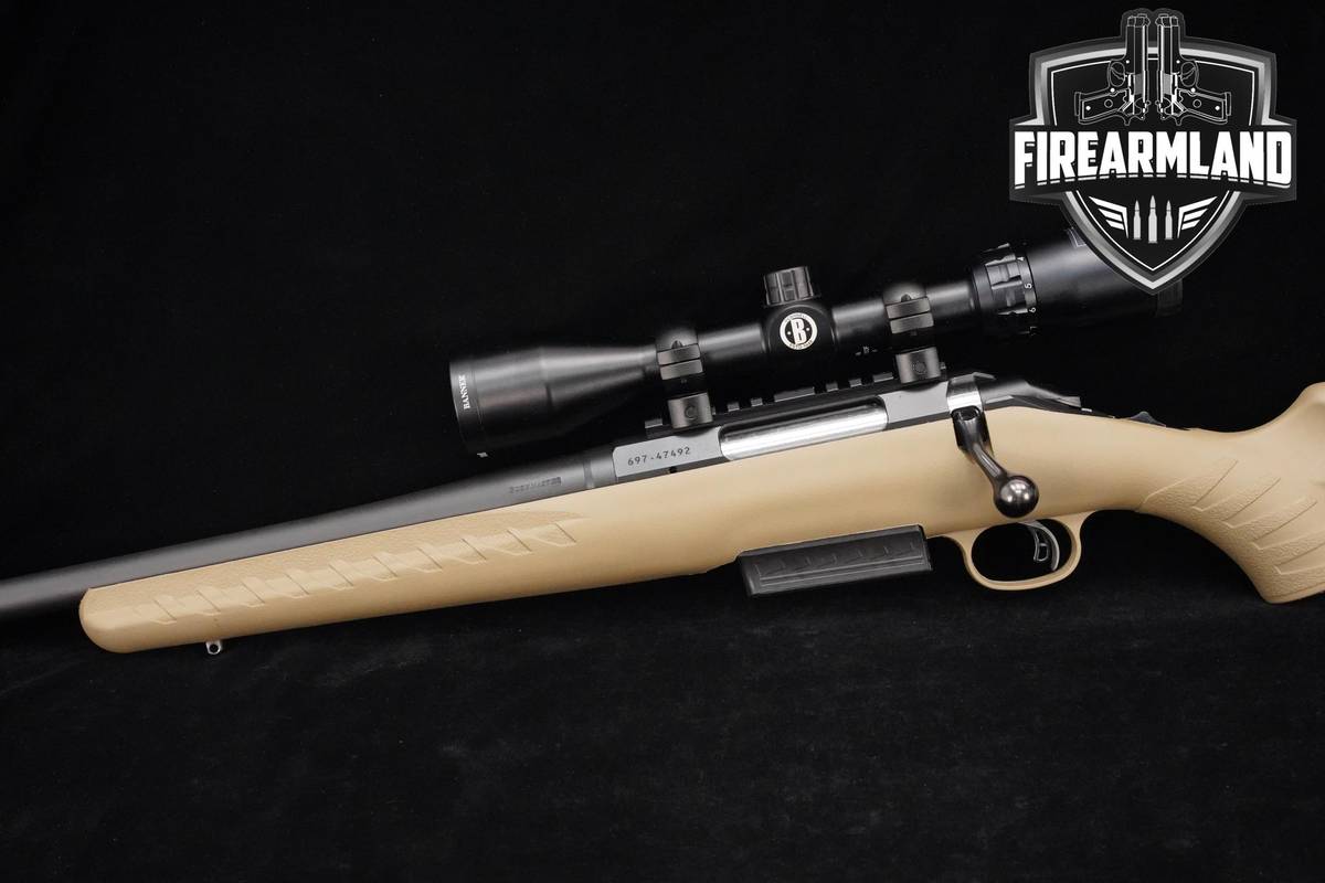 Ruger American LH 450 Bushmaster 16.0" FDE +OPTIC