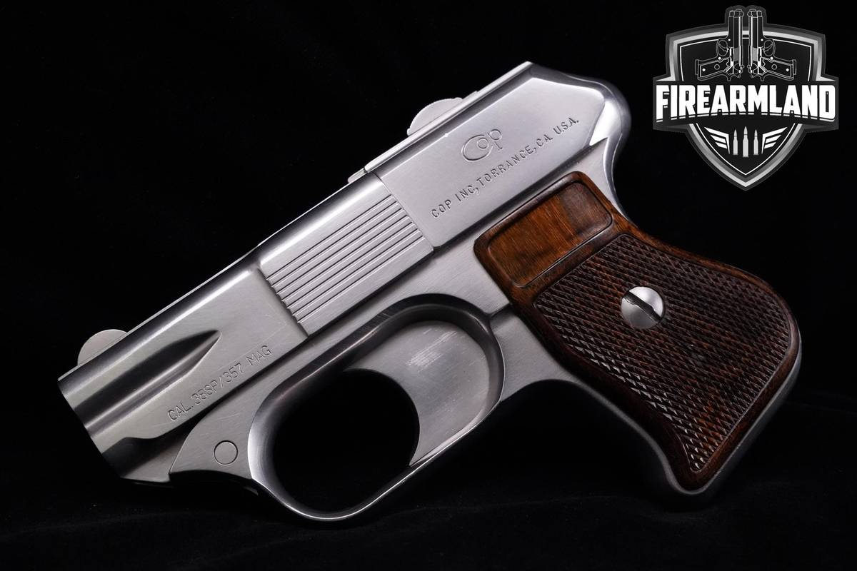 1988-1989 COP Inc. SS-1 Derringer 357 Magnum Inc 3.25" Stainless Steel