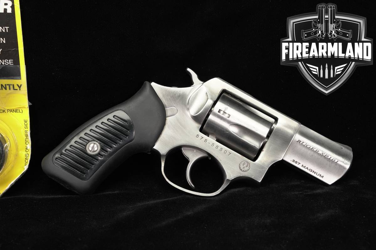 Ruger SP101 357 Magnum 2 1/4" Satin Stainless SP-101 Defense Revolver