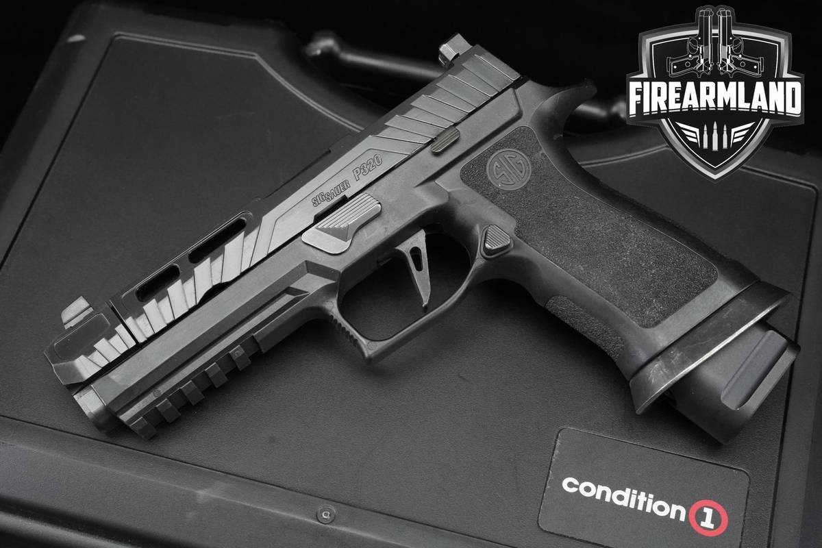 SIG SAUER Custom Works P320 Spectre Comp Blackout 9mm P-320 Optic-Ready