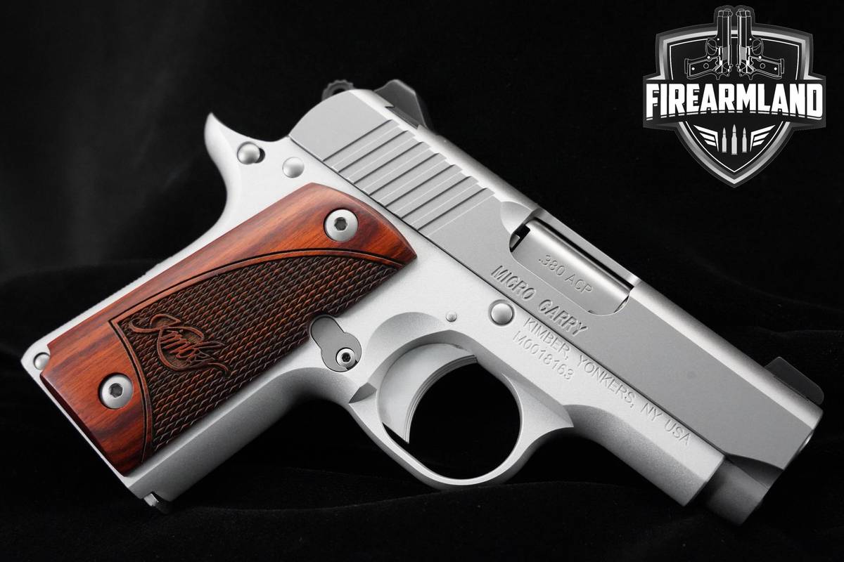 LIKE-NEW Kimber Micro Stainless Rosewood 380 ACP 1911 Micro Kimber 1911