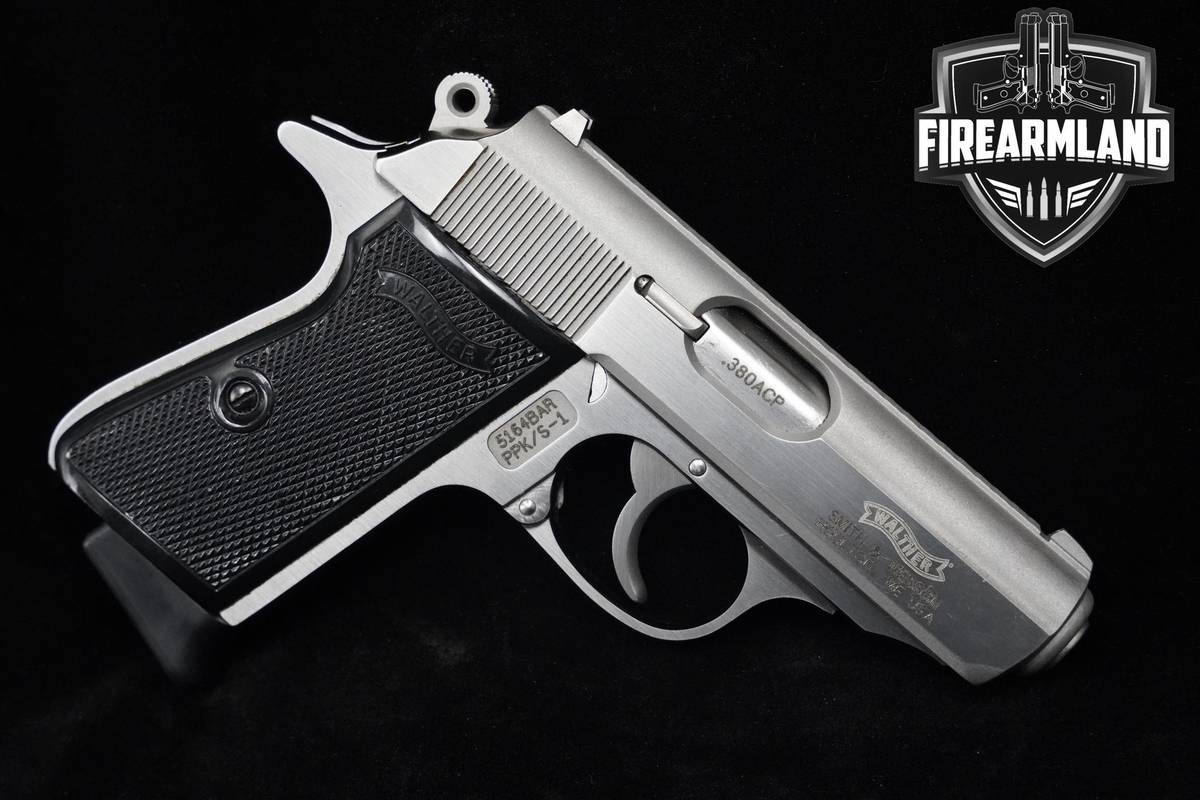Walther PPK/S .380 ACP 3.3" Stainless Steel Walther-PPK/S PPK/S-1 DA/SA