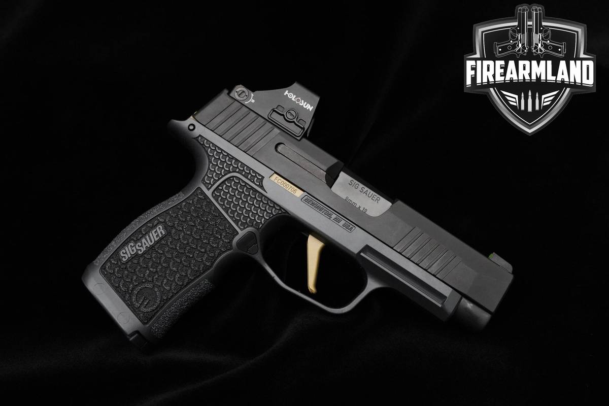 Sig Sauer P365XL 9mm 3.7" Nitron Pistol P365 P365-XL +2 MAGS & OPTIC