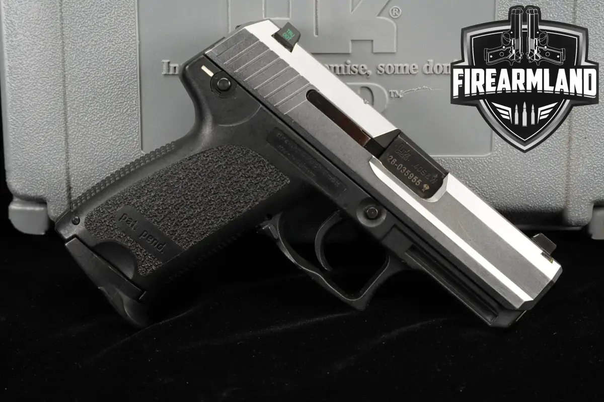 Heckler & Koch USP Compact Stainless V1 H&K 40 S&W USP40 +CASE, HOLSTER