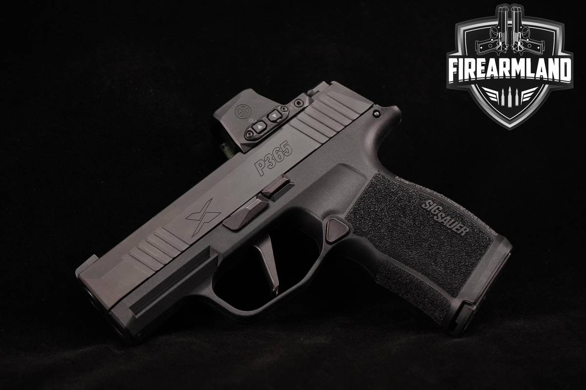 Sig Sauer P365X 9mm 3.1" Sig-Sauer-P365X P365-X +2 MAGS, CASE & ROMEO-X