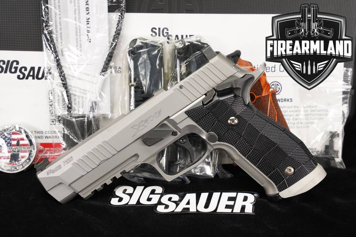 Sig Sauer P226 X-FIVE Classic Custom Works 9mm P 226 +3 MAGS & ORIG CASE