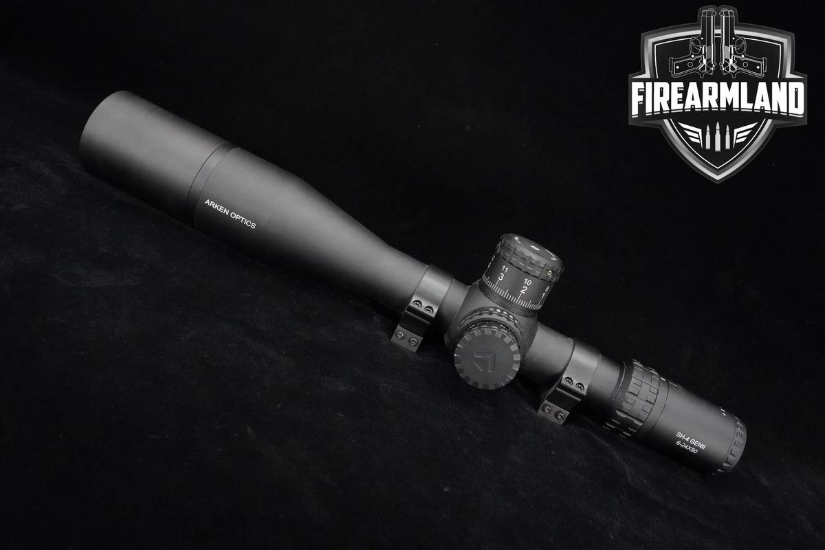 Arken Optics SH-4 GENII 6-24x50mm FFP Illuminated MIL VPR Reticle +OPTIC