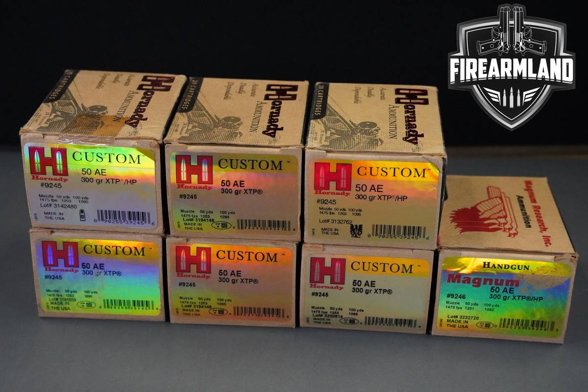 50 AE Ammo 50-AE Ammunition 140 ROUNDS