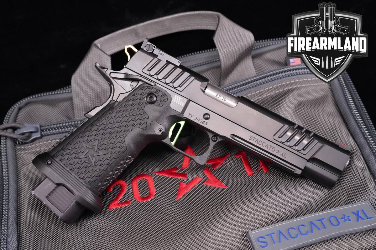 Staccato STI XL 2011 9mm 5.25" Black DLC 1911 +3 MAGS & ORIG CASE
