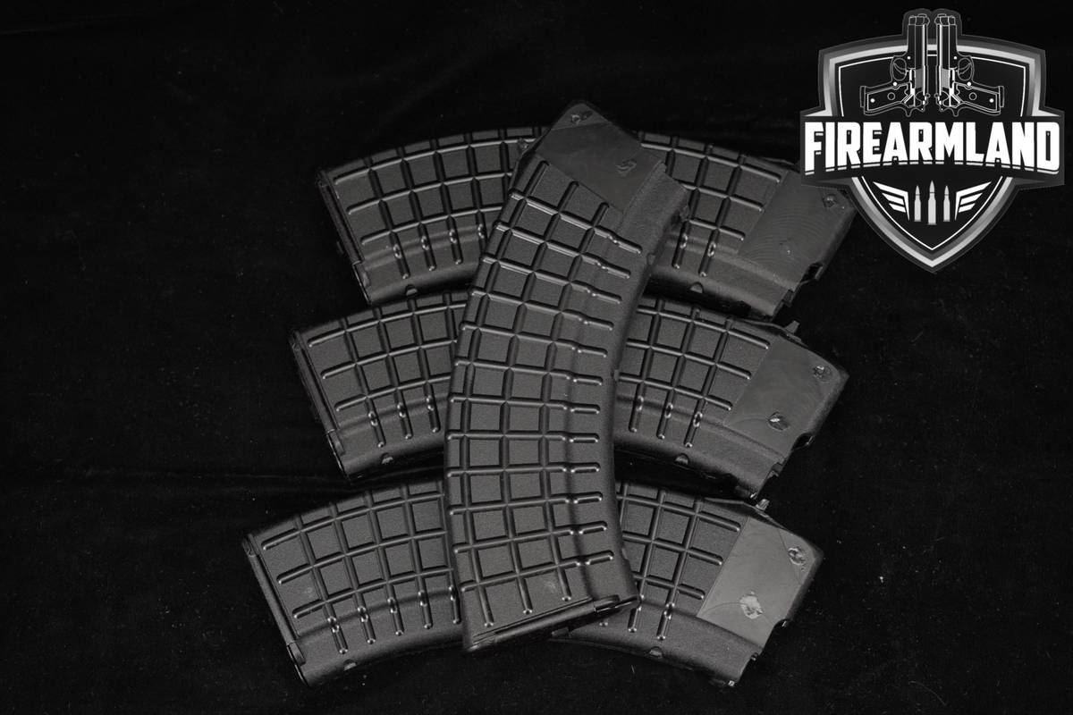 FOUR (4) Arsenal Circle-10 AK-47 30 Rd Waffle Magazines 7.62x39 AK47 Mags