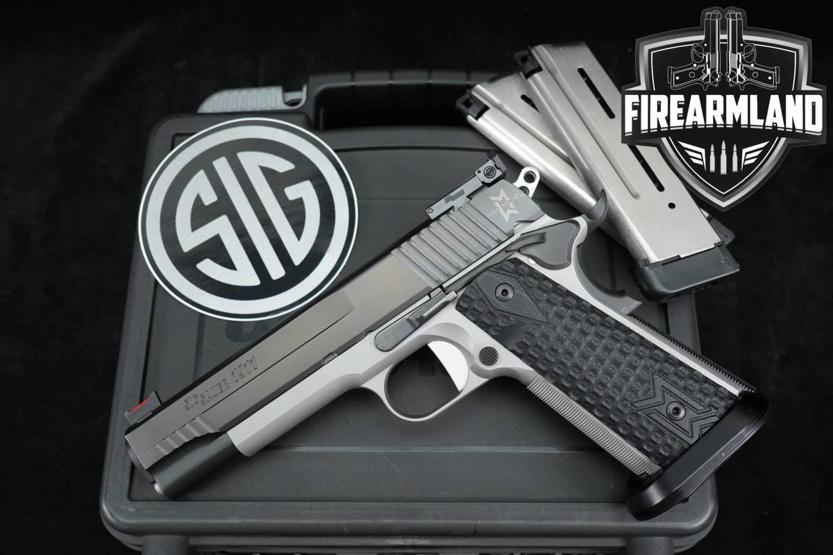 Sig Sauer 1911 Max Michel Custom Shop 40 S&W 5" +6 MAGS & ORIG CASE