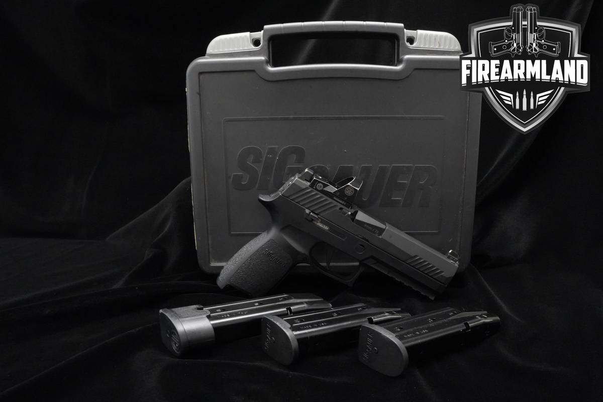 Sig Sauer P320 Full Size 9mm 4.7" Nitron Sig-Sauer P320 P-320 3MAGS & OPTIC