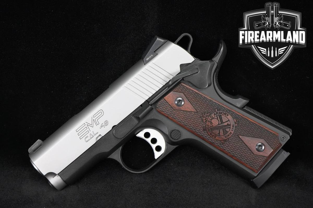 Springfield Armory 1911 EMP Compact 40 S&W 3" Pistol +3 MAGS & ORIG CASE