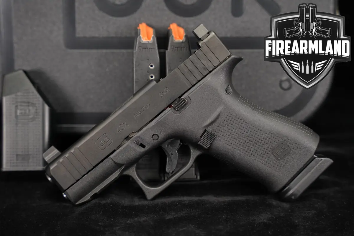 Glock 43X MOS G43X 9mm 3.41" +3 MAGS & ORIG CASE