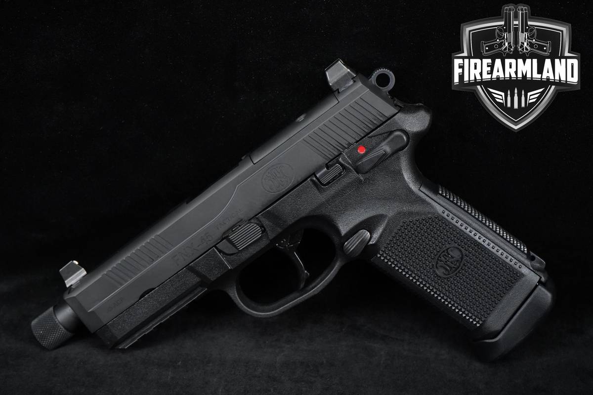 FN America FNX-45 Tactical 45ACP 5.3" Threaded FNX45 +3 MAGS & ORIG CASE