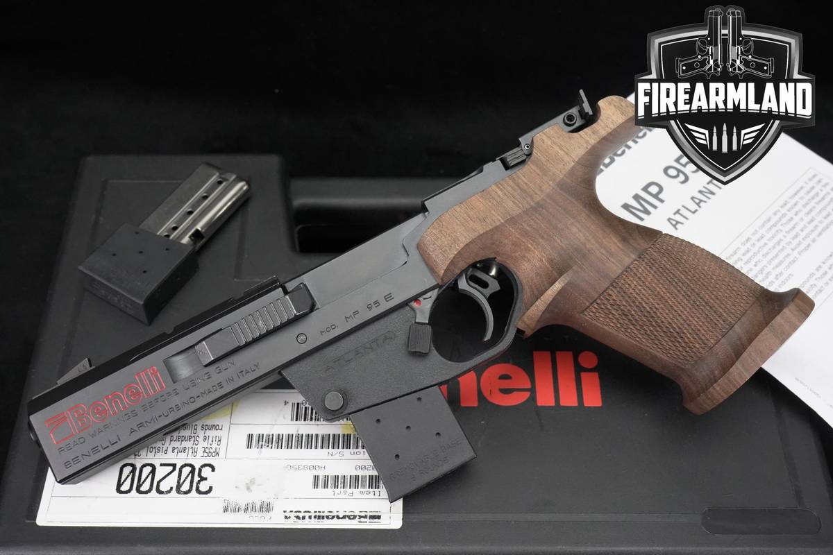 Benelli MP 95 E Atlanta 22LR 4.4" Black Match Pistol +2 MAGS & ORIG CASE