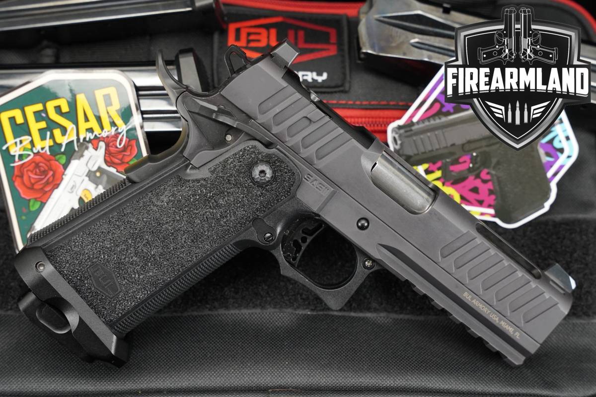 BUL Armory SAS II 2 TAC Pro G2 9mm Optics-Ready 1911 2011 SASII PORTED BULL