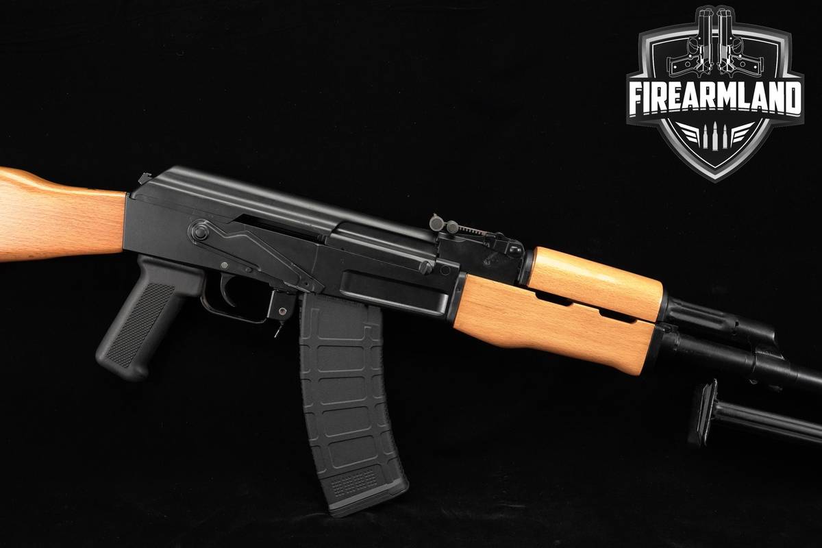 Arsenal SA RPK-5S 5.56 NATO 23.25" Black & Blonde Wood RPK5S AKM Rifle