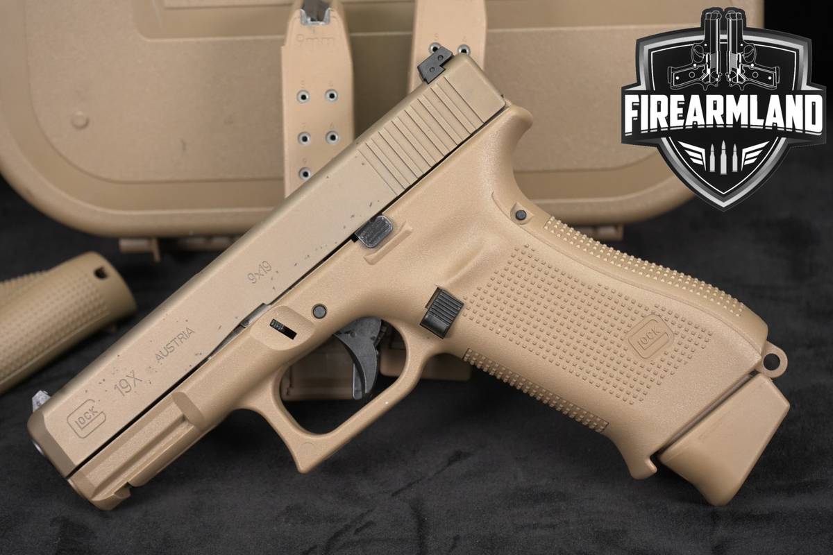 Glock 19X 9mm 4.02" G19X Coyote G19-X +3 MAGS & ORIG CASE