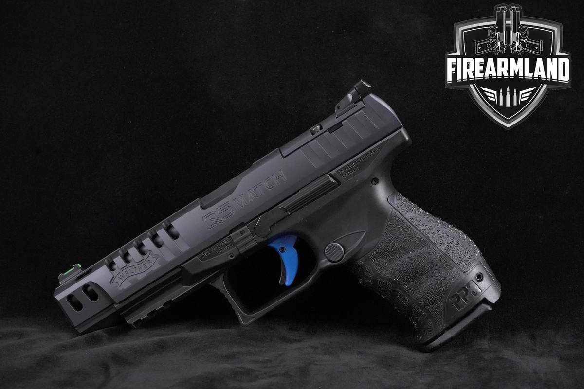 Walther PPQ Q5 Match 9mm 5" Walther PPQ-Q5 Match+2 MAGS & ORIG CASE