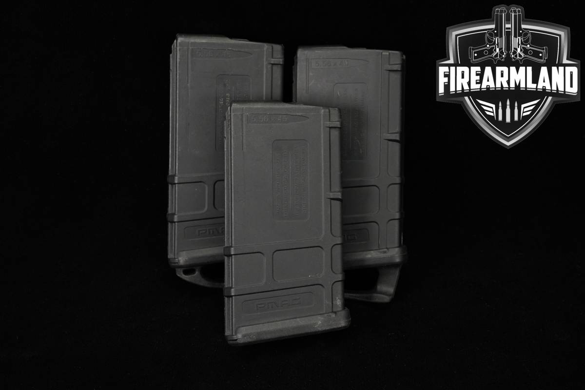 DISCONTINUED THREE (3) PMAG AR-15 Straight 20 Round AR15 Mags