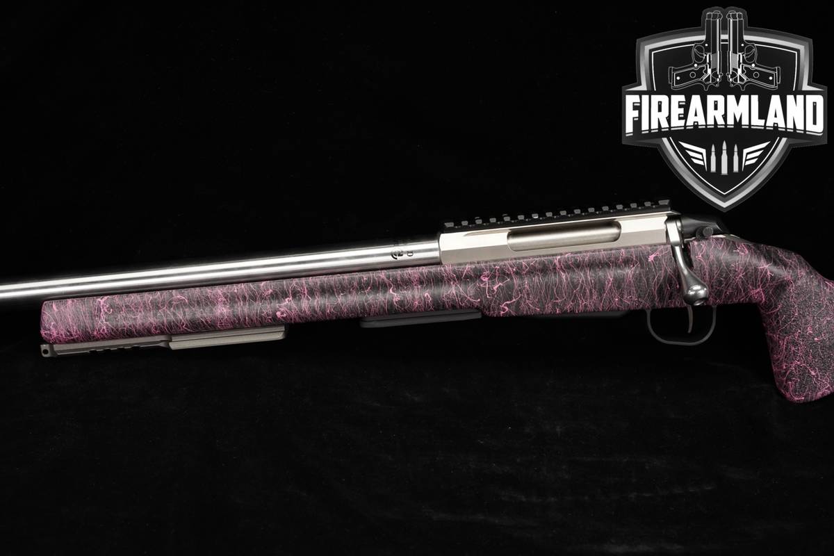 RARE LEFT-HAND Tikka T3x 6mm GT 24" Black Pink Web T3 X Manners MCS-LRH-TK