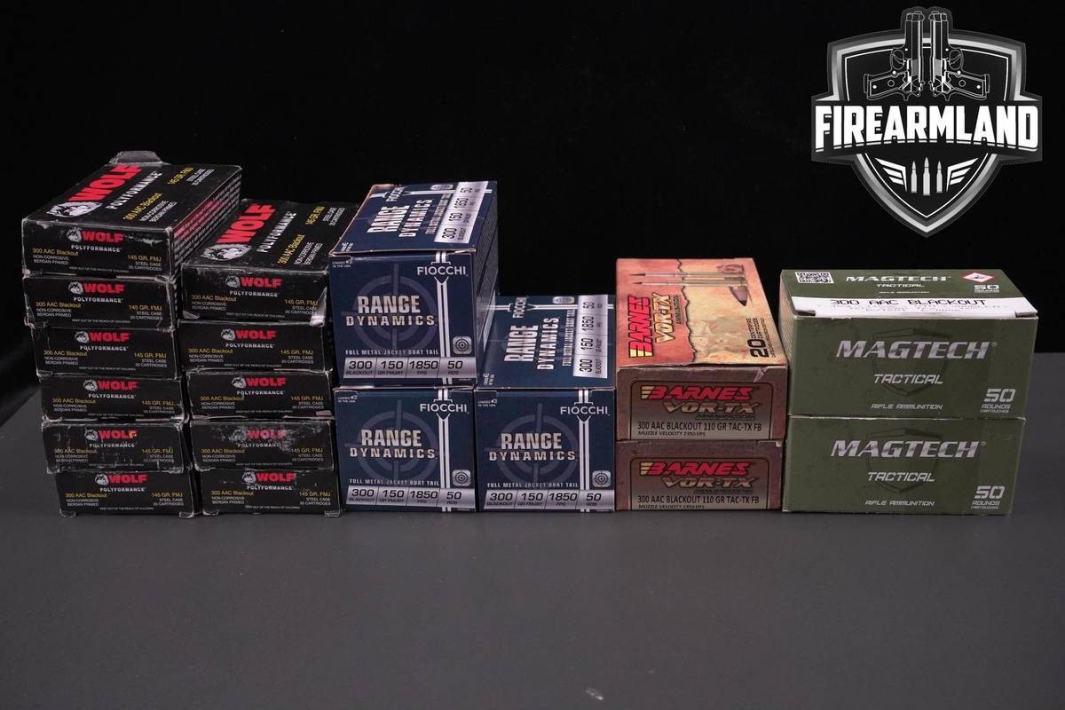 300 AAC Blackout Ammo 510 ROUNDS
