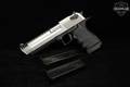 Magnum Research Desert Eagle Mark XIX Integral Muzzle Brake .50 AE Two-Tone Stainless in Excellent Condition Image 2