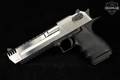 Magnum Research Desert Eagle Mark XIX Integral Muzzle Brake .50 AE Two-Tone Stainless in Excellent Condition Image 4