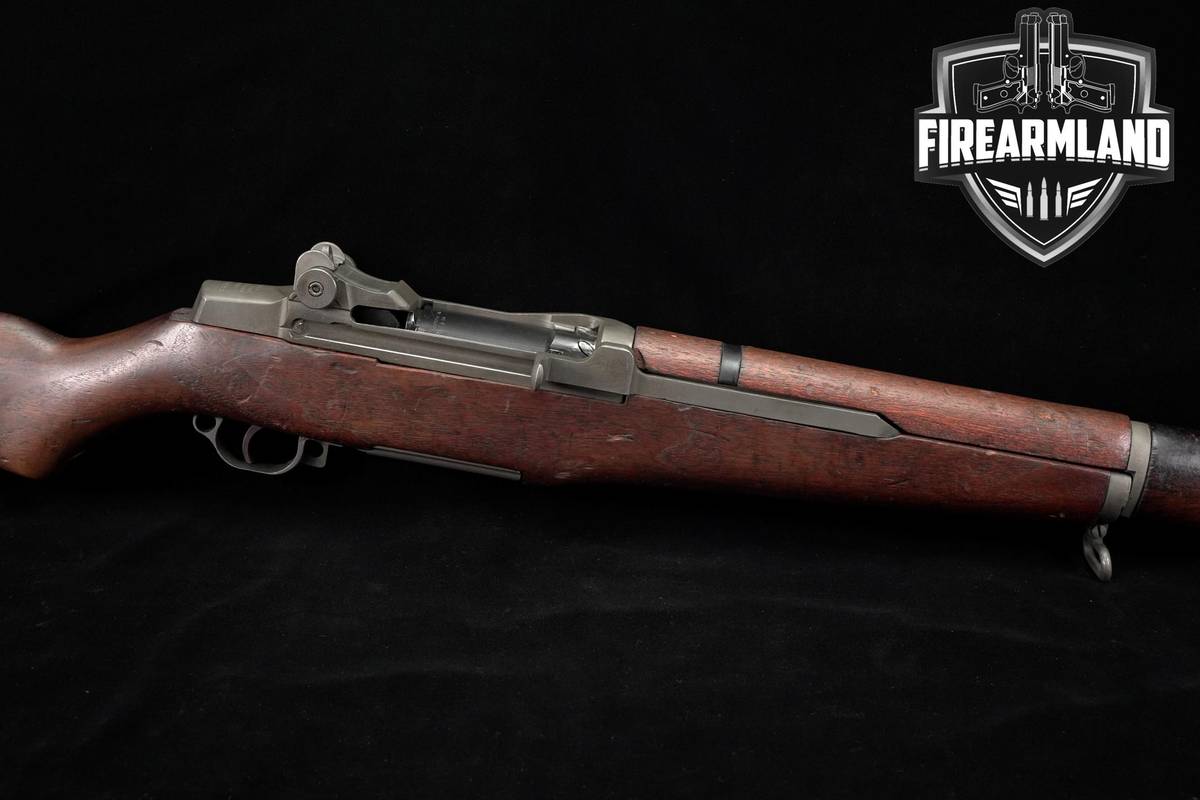 1944 WWII Springfield Armory M1 Garand Blue Sky 24" WW2 US Military Service