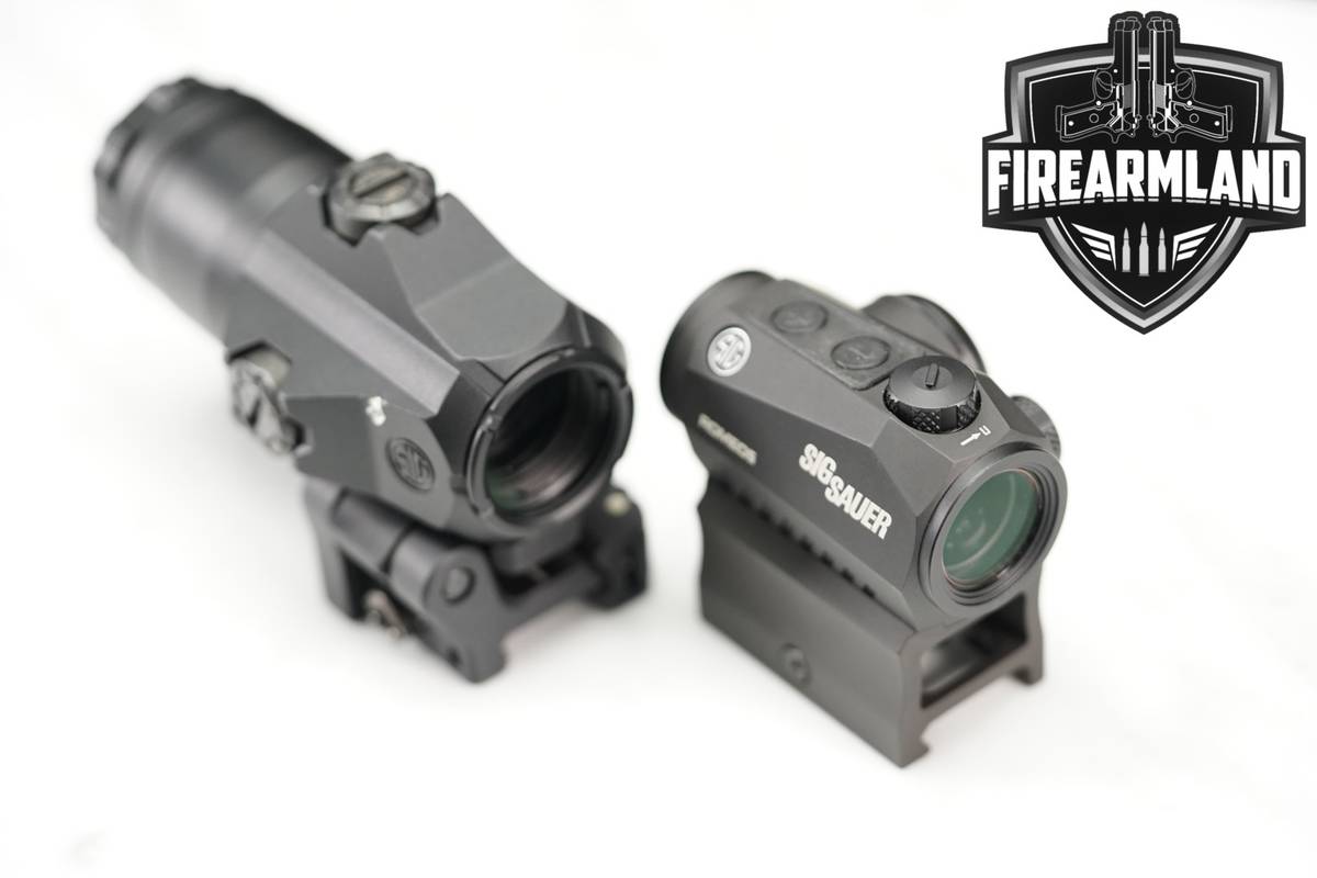 Sig Sauer Romeo5 & Juliet3 3X Magnifier 2 MOA Red Dot Romeo 5 Juliet 3