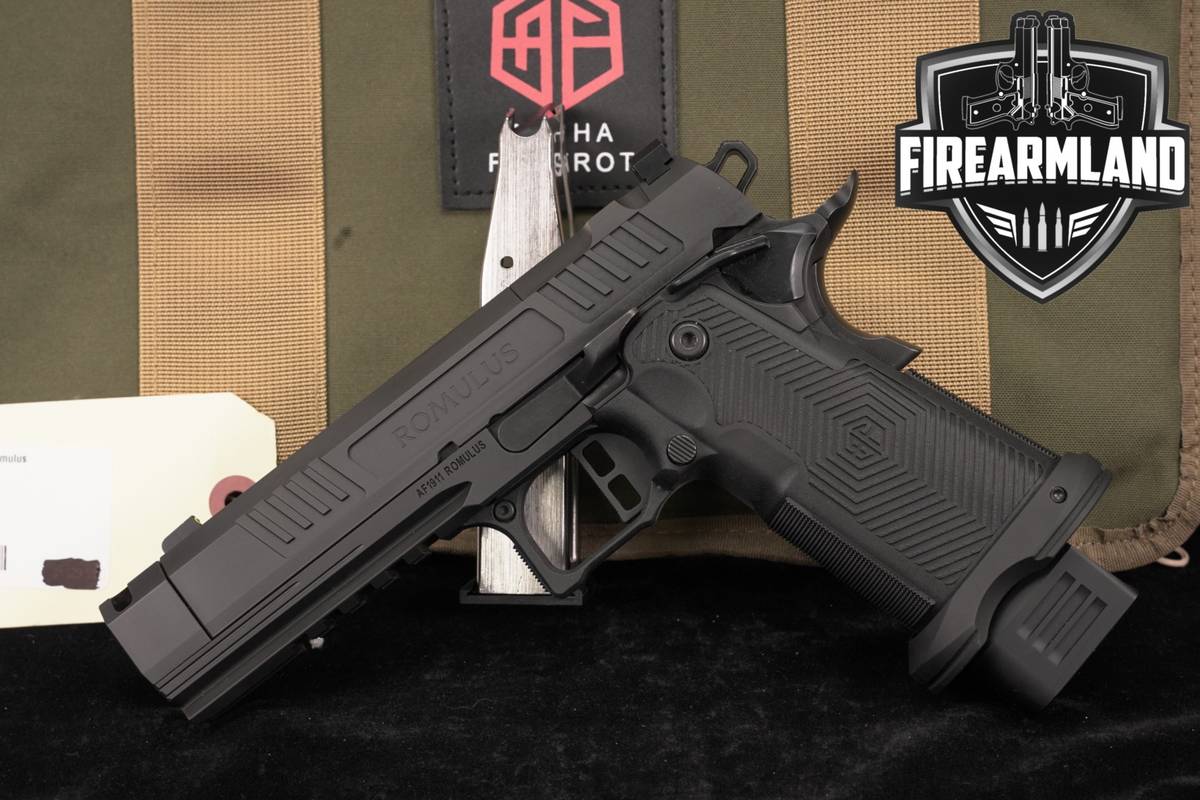 Alpha Foxtrot AF1911 Romulus 4.25" Comp 9mm 1911 2011 +2 MAGS & ORIG CASE