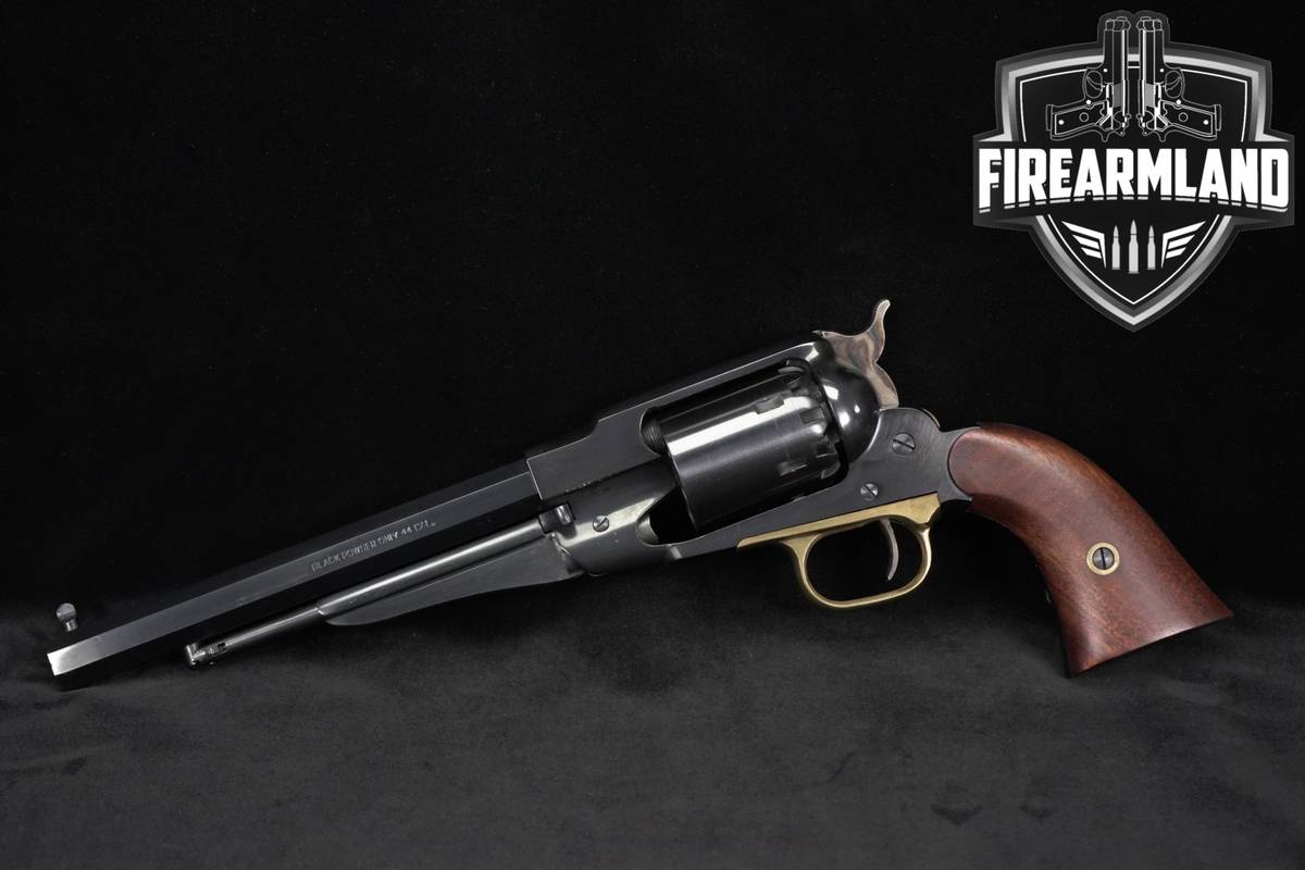 F.lli Pietta 1858 New Model Army 44 Caliber Flli 8" Blued OCTAGON BARREL