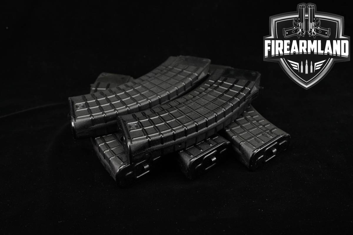 FIVE (5) Arsenal Circle 10 AK-47 30 Rd Waffle Magazines 7.62x39 AK47 Mags