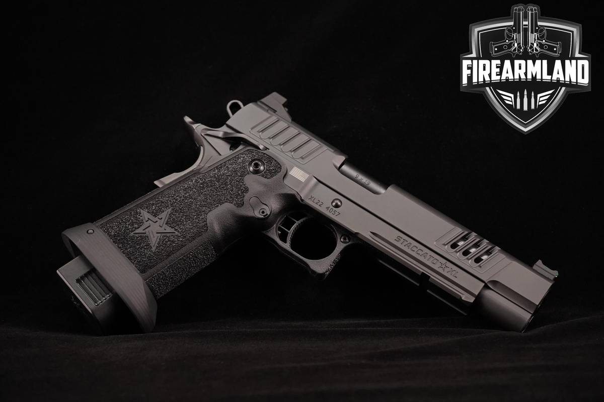 Staccato XL 2011 9mm 1911 5.25" Black DLC STI +4 MAGS & ORIG CASE
