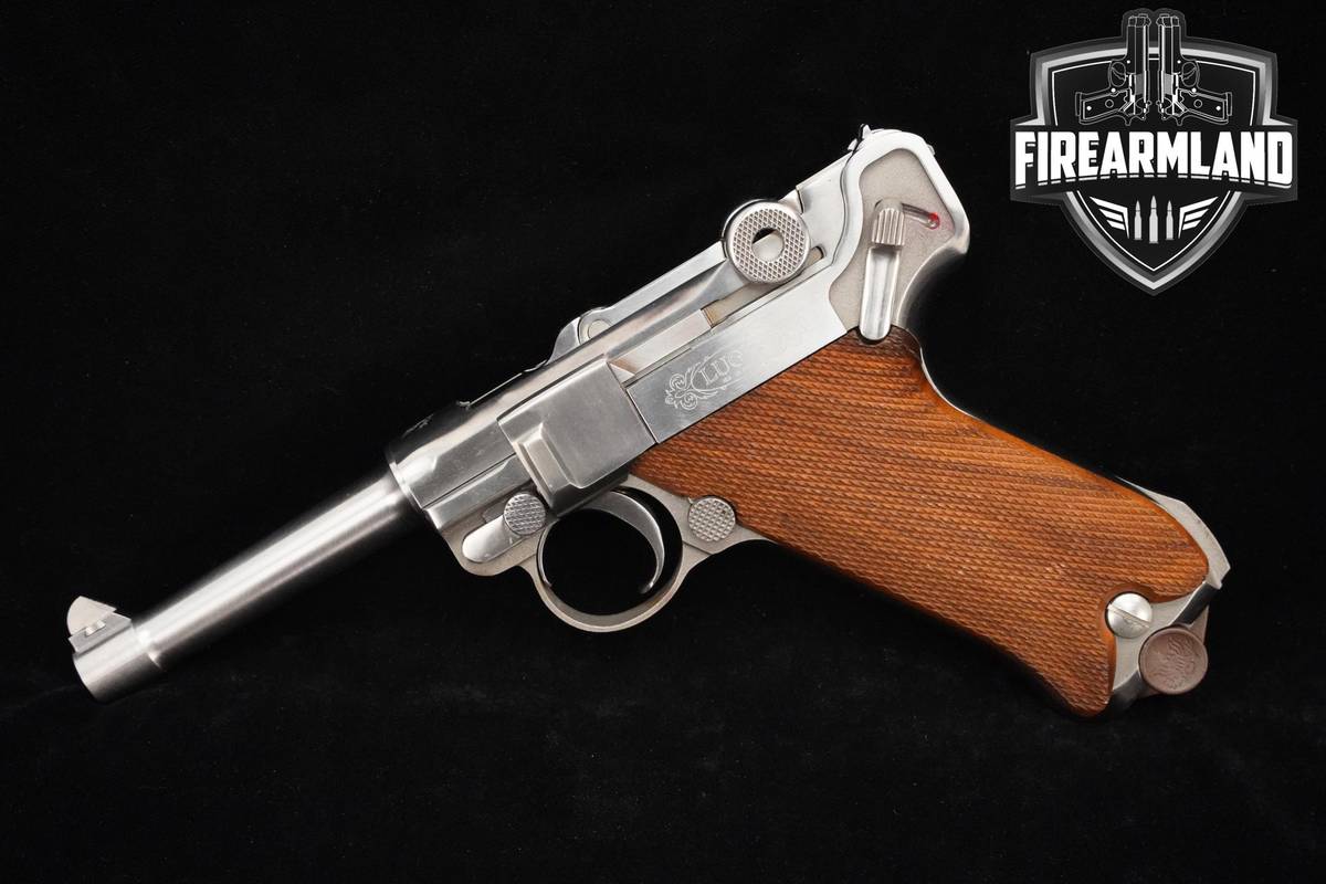Stoeger Industries P.08 Luger American Eagle 9mm 4.0" Silver P08 P 08 2MAGS