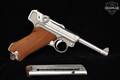 1994-1997 Stoeger Industries P.08 Luger American Eagle 9mm Luger Silver in Very Good Condition Image 2