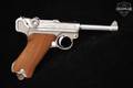 1994-1997 Stoeger Industries P.08 Luger American Eagle 9mm Luger Silver in Very Good Condition Image 5