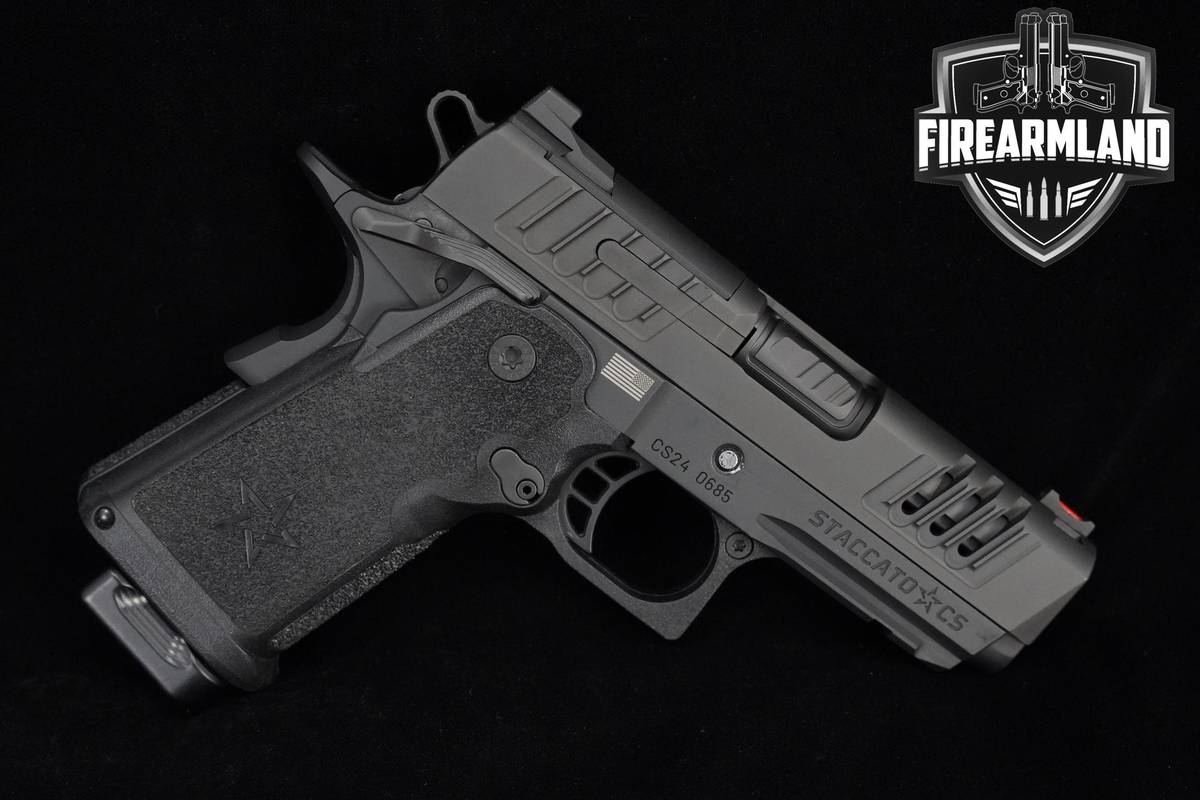 Staccato (STI) CS 2011 9mm 3.5" Black DLC Staccato CS 2011 4 MAGS & OG CASE