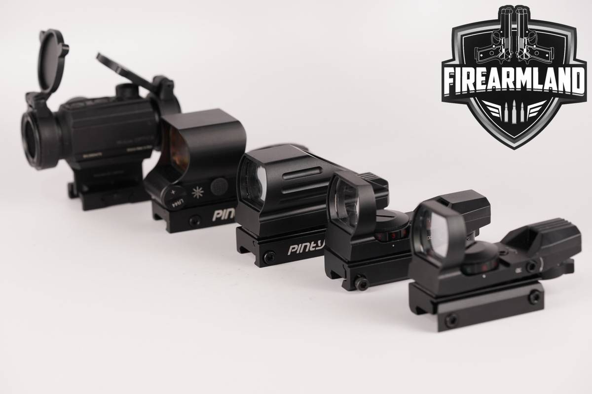 Five Red Dot Sight Lot 5 Pack Gotical Tacfun Pinty Hi-Lux Optics RDS