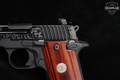 2014 Sig Sauer P938 Engraved Rosewood 9mm Luger (9x19 Para) Black in Excellent Condition Image 4